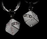  Luxury key ring type-DICE